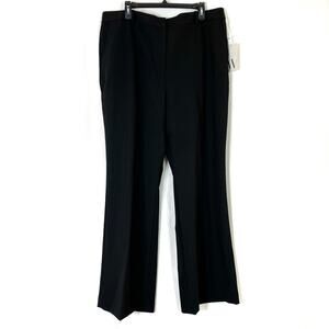 Worthington | High Rise Trouser Black Dress Pants Polyester Blend NWT Womens 18